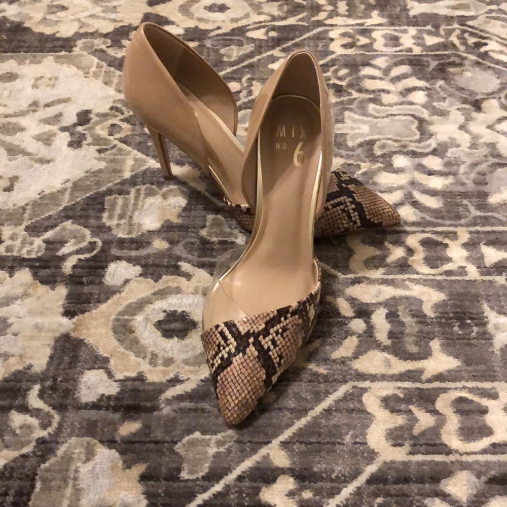 Snakeskin Pumps